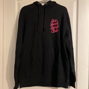 size L ASSC x Play Boy black hoodie NEW